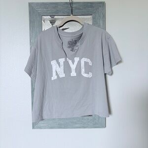 Gray NYC Women's Top